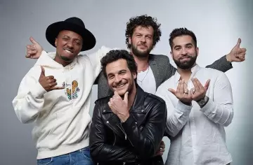 The Soprano hat during the special show &quot;Jean-Jacques Goldman&quot; 70 years on M6 with Kendji, Amir, Soprano, Claudio Capeo