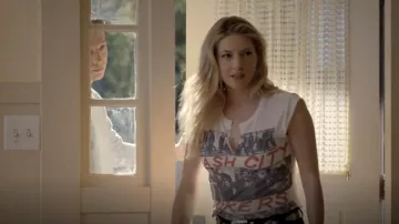 R13 Clash City Boy Tank Tee worn by Jenny Hoyt (Katheryn Winnick) as seen in Big Sky TV series outfits (Season 2 Episode 2)