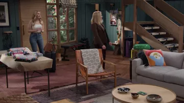 Lea Carey UO Exclusive Landscape Throw Pillow as seen in Pretty Smart Tv series furniture (Season 1 Episode 1)