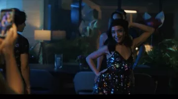 For Love & Lemons Ariana Party Dress worn by Margot (Brianne Tju) as seen in I Know What You Did Last Summer Tv series wardrobe (S01E01)