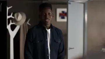 Todd Snyder Button jacket worn by Sam Obisanya (Toheeb Jimoh) as seen in Ted Lasso Tv series outfits (Season 2 Episode 12)