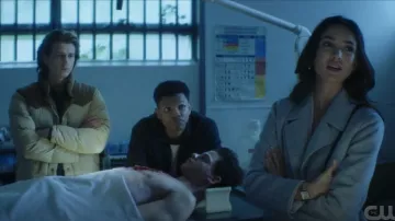 Patagonia Bivy Down Jacket worn by Ace (Alex Saxon) as seen in Nancy Drew Tv series outfits (Season 3 Episode 2)