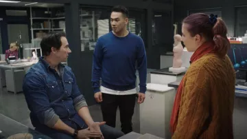 Levi's Western Standard Denim Shirt worn by Jack Hodgson (David Caves) as seen in Silent Witness Outfits (Season 24 Episode 4)