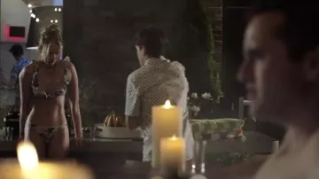 Zimmermann floral two-piece bikini set worn by Willa Bartola (Lena Torluemke) as seen in Law & Order: Special Victims Unit Outfits (S23E05)