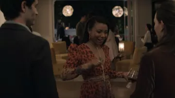 Madewell Fringe Hoop Earrings worn by Sherry (Shalita Grant) as seen in You (S03E01)