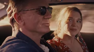 Barton Perreira Tortoise sunglasses worn by James Bond aka 007 (Daniel Craig) as seen in No Time to Die movie