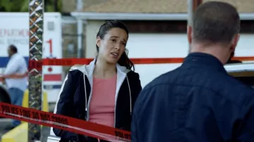 Veronica Beard Classic Jacket & Hoodie Dickey worn by Kim Burgess (Marina Squerciati) as seen in Chicago P.D. TV show outfits (S09E05)