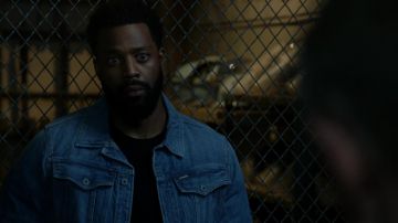 G-Star RAW Denim Jacket worn by Kevin Atwater (Laroyce Hawkins) as seen in Chicago P.D. TV show outfits (S09E05)
