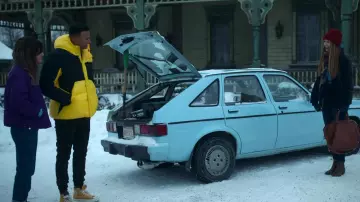 Converse Hi Top sneakers in Yellow worn by Scot Cavendish (Petrice Jones) as seen in Locke & Key TV series wardrobe (S02E07)