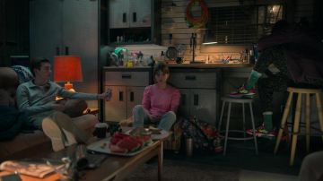 Nike Air Max 270 React Parachute sneakers worn by Scot Cavendish (Petrice Jones) as seen in Locke & Key TV show wardrobe (Season 2 Episode 3)