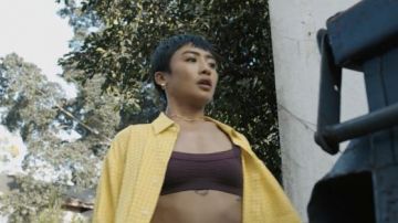 Out From Under Waffle Knit Bralette of Margot (Brianne Tju) as seen in I Know What You Did Last Summer TV series wardrobe (S01E05)