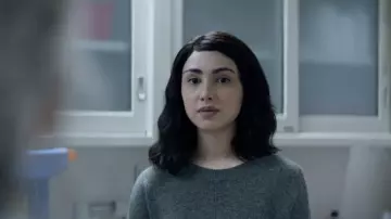 Isabel Marant Chester Drop Shoulder Sweater worn by Hope Bennett (Alexa Mansour) as seen in The Walking Dead: World Beyond TV show outfits (S02E05)