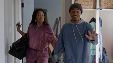 Cotton Citizen Brooklyn Sweatshorts worn by Brianna (Eve) as seen in Queens (S01E02)