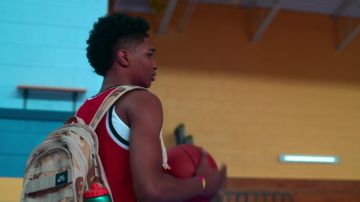 Nike SB Courthouse Backpack in Desert Camo worn by Jace (Isaiah R. Hill) as seen in Swagger TV series wardrobe (S01E01)
