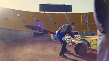 Under Armour sneakers worn by Rick Kaepernick (Nick Offerman) as seen in Colin in Black & White TV show (S01E06)