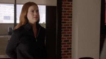 Theory Flap Pocket Jacket in Checked Wool-Cashmere worn by Taylor Kelly (Megan West) as seen in 9-1-1 TV series outfits (S05E06)