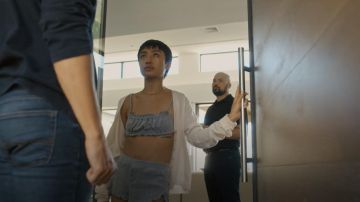 Are You Am I Elkah Shorts in grey worn by Margot (Brianne Tju) as seen in I Know What You Did Last Summer (S01E06)