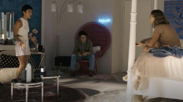 Maje Jimmy Checked Knit Mini Skirt worn by Margot (Brianne Tju) as seen in I Know What You Did Last Summer (S01E06)