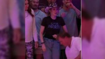 Gods Favorite Graphic T-Shirt worn by Imogen Anthony in Big Brother VIP Australia TV show (S01E03)