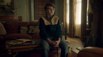 Zip-up sweater jacket worn by Bode Locke (Jackson Robert Scott) in Locke & Key TV show wardrobe (S02E05)