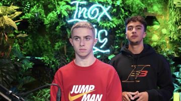 The black hoodie 'Allen Iverson' Reebok worn by Inoxtag in the YouTube video Fair Price, the team that loses pays ... (Feat. Michou, Mastu, Joyca)