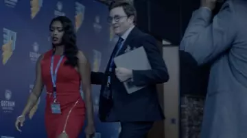 Alexander Wang Zip-Detailed Stretch-Knit Dress in red worn by Ryan Wilder (Javicia Leslie) as seen in Batwoman TV show outfits (S03E04)