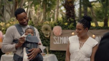 Tove Studio Studio Ceres Organic Cotton Midi Dress White · worn by Condola Hayes (Christina Elmore) as seen in Insecure Tv show wardrobe (S05E03)