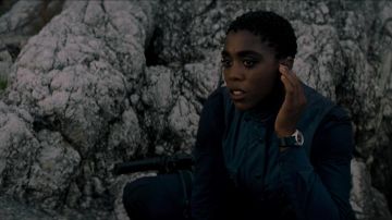 Omega Seamaster Aqua Terra 150 M Co-Axial Master Chronometer worn by Nomi (Lashana Lynch) as seen in No Time to Die movie outfits