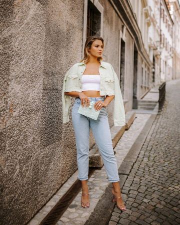 GCDS Bling Top worn by Anamaria Goltes on her Instagram account @anamariagoltes