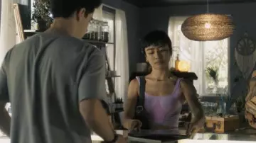 Free People The Essence Crop in Pink Combo worn by Margot (Brianne Tju) as seen in I Know What You Did Last Summer (S01E07)