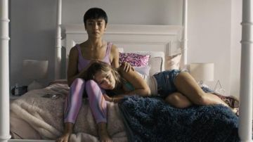 Blank NYC Barrow High Waist Cutoff Denim Shorts worn by Lennon (Madison Iseman) as seen in I Know What You Did Last Summer TV series outfits (S01E07)