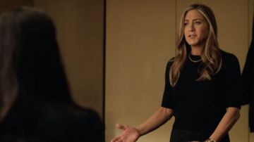 Nicole Landaw 14k Solide à Long Maillon de la Chaîne porté par Alex Levy (Jennifer Aniston) comme on le voit dans L'Émission du Matin des tenues de la série TV (S02E09)