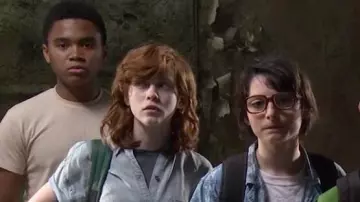 Light Blue shirt worn by Beverly Marsh (Sophia Lilis) as seen in It the movie
