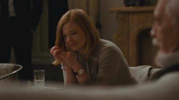 Cartier Pasha Gold Wrist Watch worn by Shiv Roy (Sarah Snook) as seen in Succession TV series (S03E06)