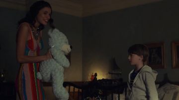 Moschino Colorful dress worn by Dodge (Laysla De Oliveira) as seen in Locke & Key (Season 1 Episode 2)