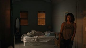 Girls Tank Top worn by Jackie Quiñones (Monica Raymund) as seen in Hightown TV series outfits (Season 2 Episode 6)