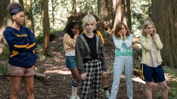 Yellowjackets Hoodie worn by Teen Taissa (Jasmin Savoy Brown) in Yellowjackets TV show wardrobe (S01E01)