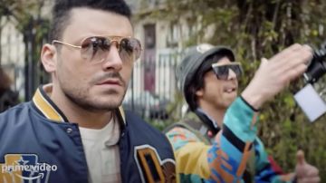 Sunglasses aviator worn by Thomas the Lama (Kev Adams) in the movie Haters