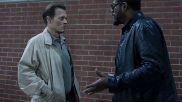 Chaqueta Harrington usada por Russell Poole (Johnny Depp) como se ve en los atuendos de la película City of Lies