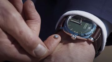 Panerai Radiomir watch worn by Orson Fortune (Jason Statham) as seen in Operation Fortune: Ruse de Guerre