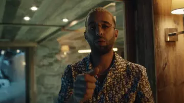 The printed shirt Dior worn by Naps in the clip Doudou by Koba LaD