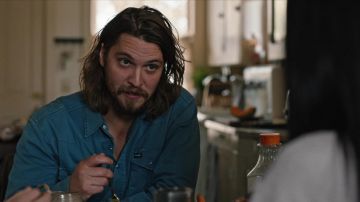 Wrangler Denim Western Shirt worn by Kayce Dutton (Luke Grimes) as seen in Yellowstone TV series outfits (S04E07)