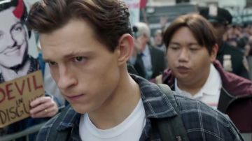 Rails Plaid Button-Down Shirt worn by Peter Parker (Tom Holland) in Spider-Man: No Way Home