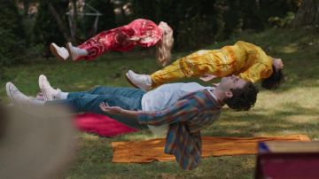 Converse Hi Top Sneakers worn by Drew Gardner (John Paul Reynolds) as seen in Search Party TV show wardrobe (Season 5 Episode 8)