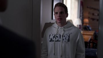 Ksubi White Hoodie worn by Brayden Weston (Gianni Paolo) as seen in Power Book II: Ghost TV series clothes (Season 2 Episode 6)