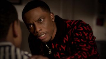 Givenchy Logo-Jacquard Wool Sweater worn by Cane Tejada (Woody McClain) as seen in Power Book II: Ghost Wardrobe (S02E06)