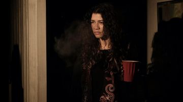 Jean Paul Gaultier Bull Jacquard Vest worn by Rue Bennett (Zendaya) as seen in Euphoria TV show (S02E01)