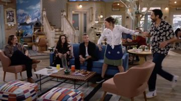 V-15 high-top leather trainers worn by Oscar (Christopher Rivas) as seen in Call Me Kat Outfits (Season 2 Episode 1)