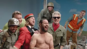 Ray-Ban Wayfarer Sunglasses worn by Johnny Knoxville as seen in Jackass Forever movie outfits