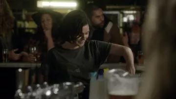 Thrills Rapture "Eagle" Merch Tee worn by Eleona (Yael Stone) as seen in Firebite Outfits (Season 1 Episode 1)